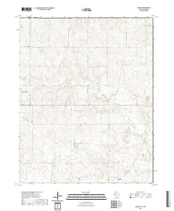USGS Topographic Map – Magoun