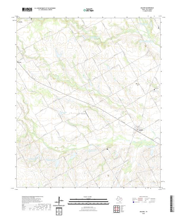 USGS Topographic Map – Malone