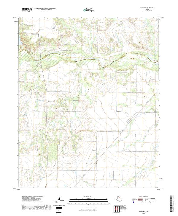 USGS Topographic Map – Margaret