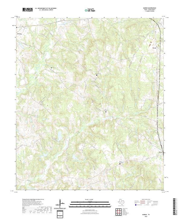 USGS Topographic Map – Margie