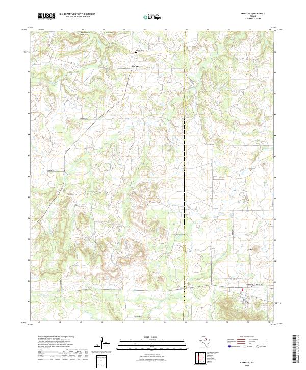 USGS Topographic Map – Markley