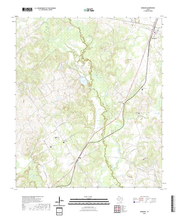 USGS Topographic Map – Marquez