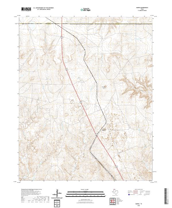 USGS Topographic Map – Marsh