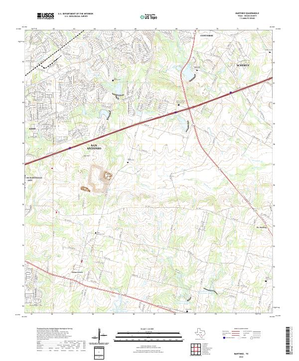 USGS Topographic Map – Martinez