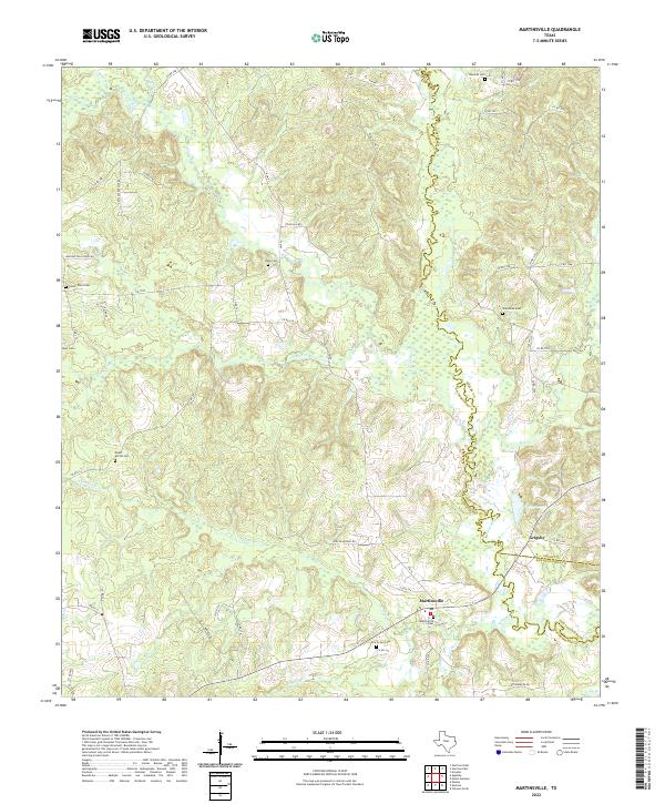 USGS Topographic Map – Martinsville