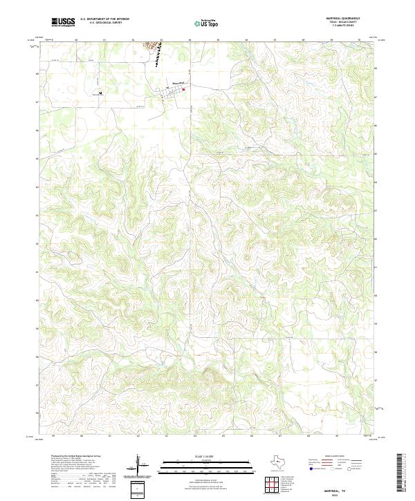 USGS Topographic Map – Maryneal