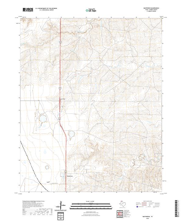 USGS Topographic Map – Masterson