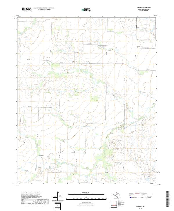 USGS Topographic Map – Mattson