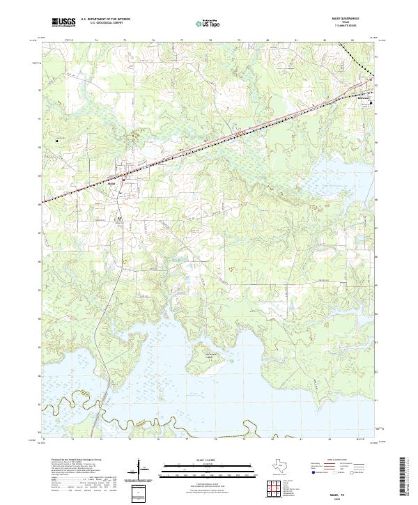 USGS Topographic Map – Maud