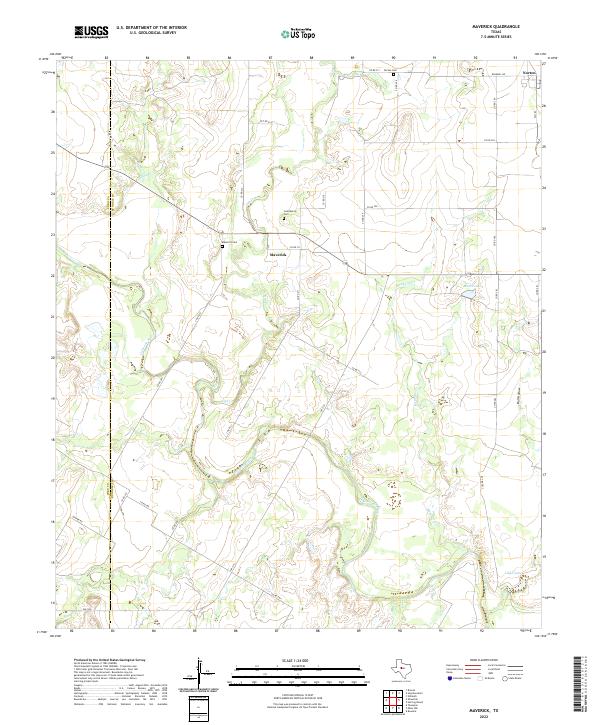 USGS Topographic Map – Maverick