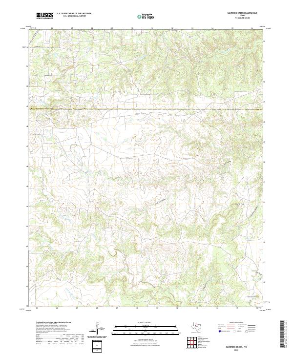 USGS Topographic Map – Maverick Creek