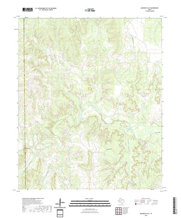 USGS Topographic Map – Maverick Flat