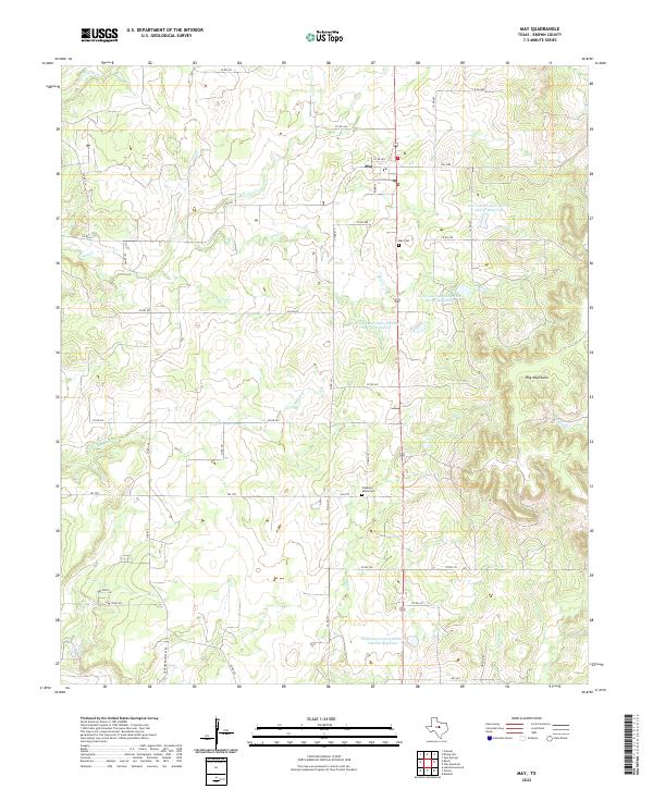 USGS Topographic Map – May