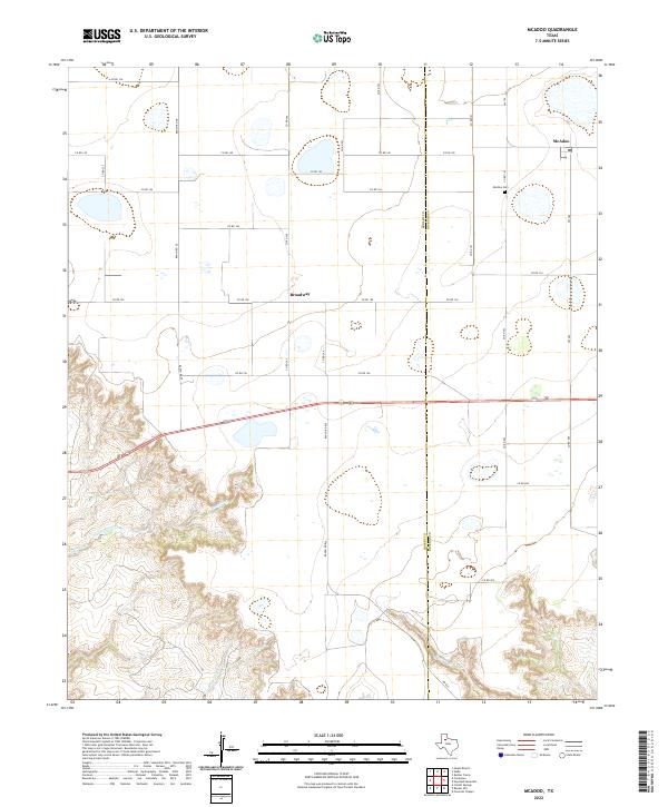 USGS Topographic Map – McAdoo