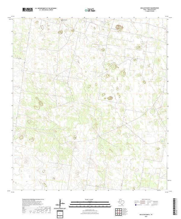 2022 Map of McAllen Ranch, 2022 Print