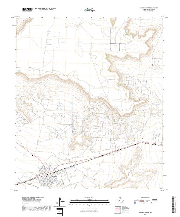 USGS Topographic Map – McCamey North