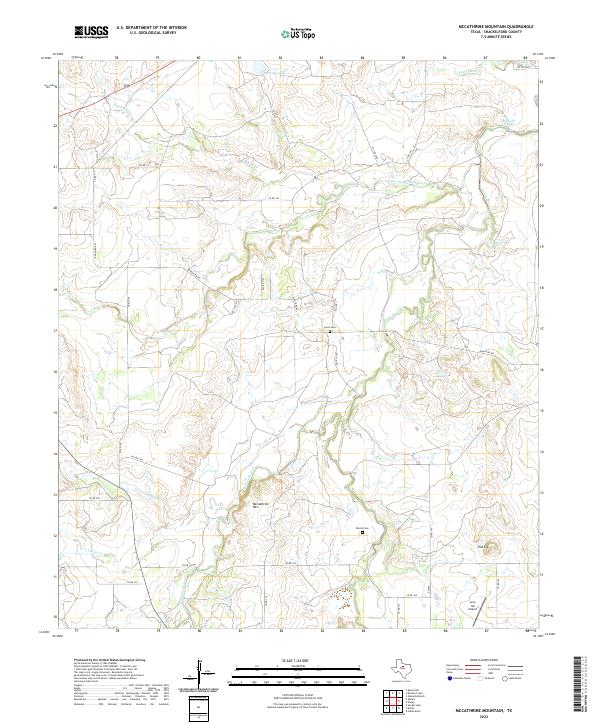 USGS Topographic Map – McCathrine Mountain