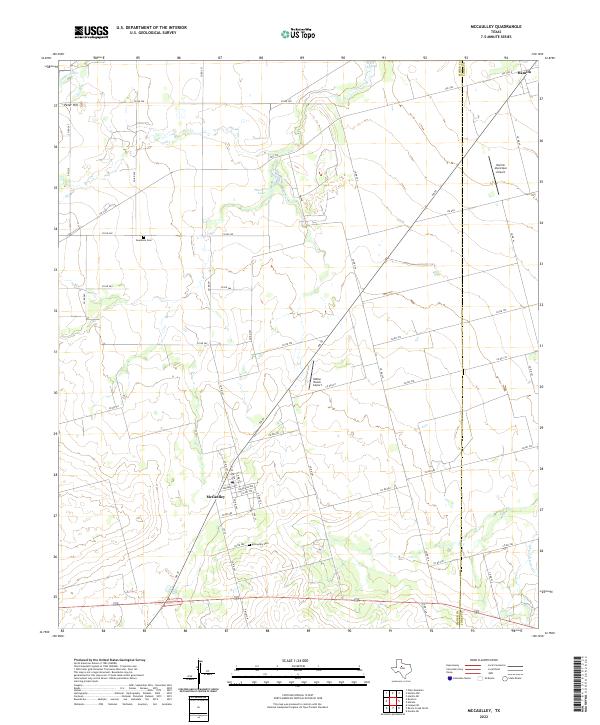 USGS Topographic Map – McCaulley