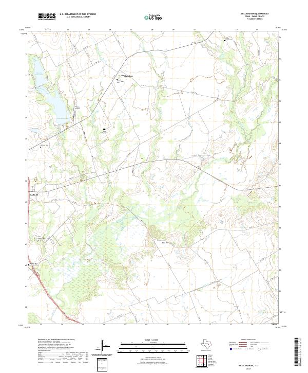 USGS Topographic Map – McClanahan