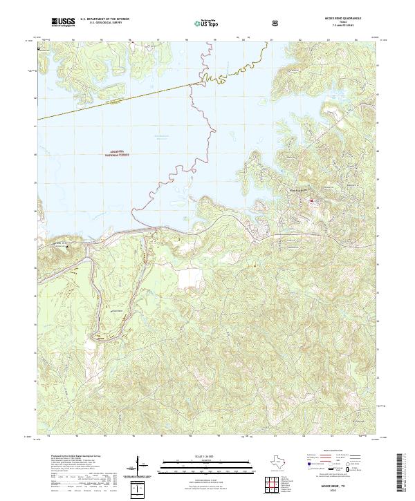 USGS Topographic Map – McGee Bend