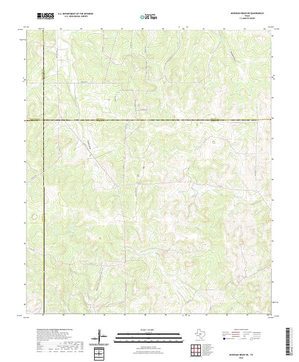 USGS Topographic Map – McKegan Draw NE