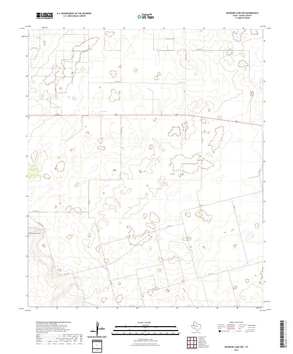 2022 Map of McKenzie Lake NW, 2022 Print