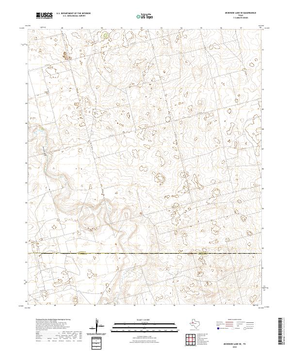2022 Map of McKenzie Lake SE, 2022 Print