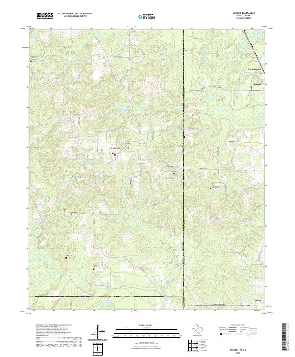 USGS Topographic Map – McLeod