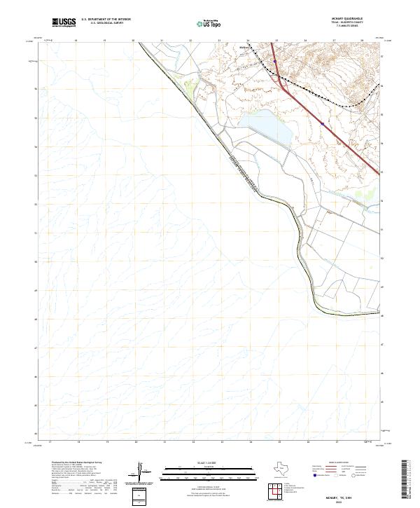 USGS Topographic Map – McNary