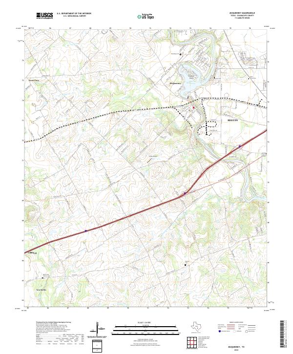 USGS Topographic Map – McQueeney
