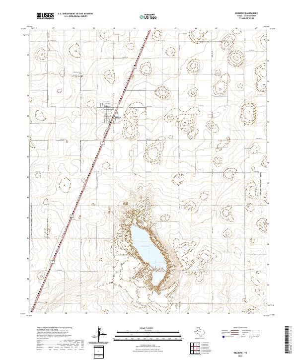 USGS Topographic Map – Meadow