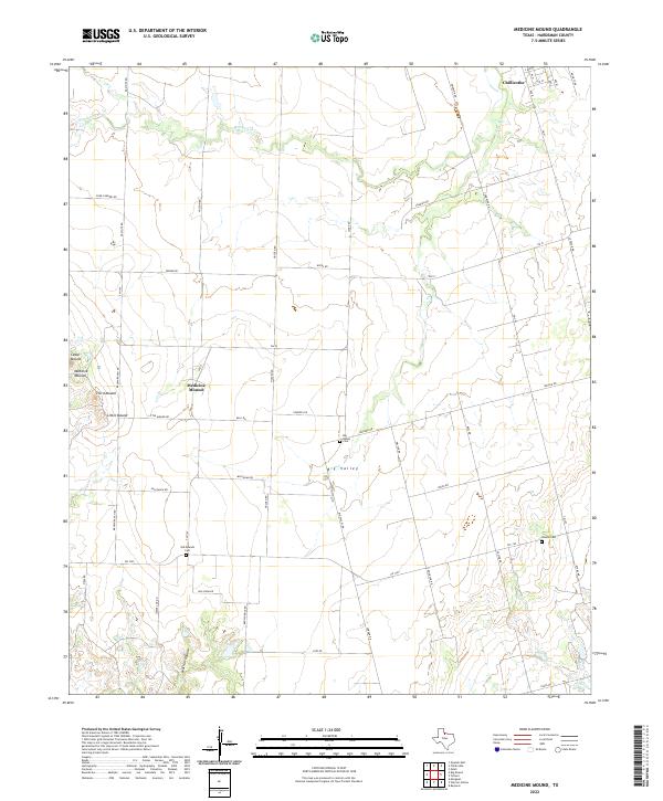 USGS Topographic Map – Medicine Mound