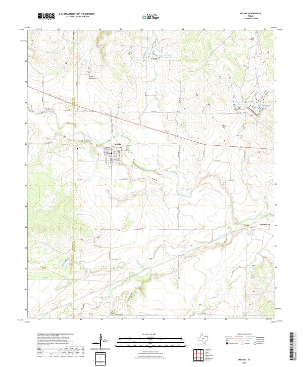 USGS Topographic Map – Melvin
