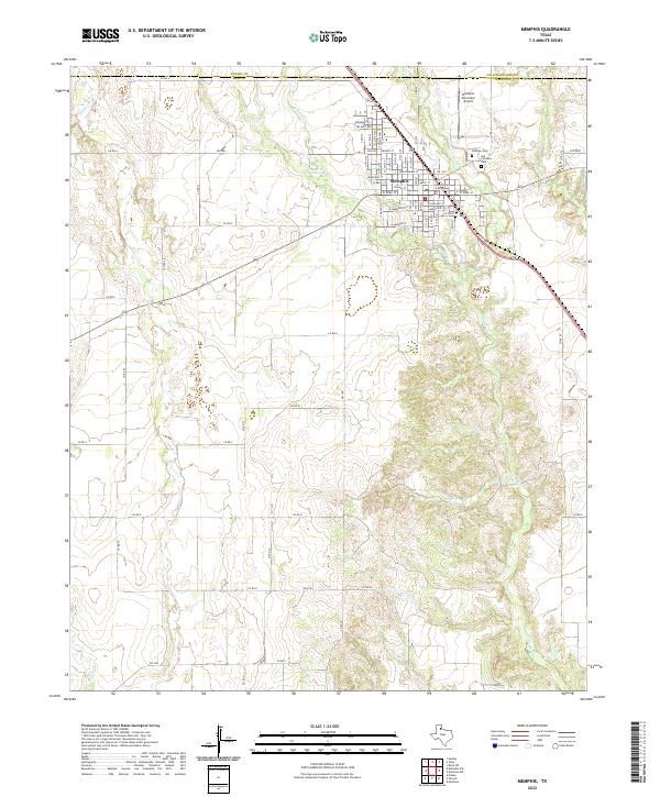 USGS Topographic Map – Memphis
