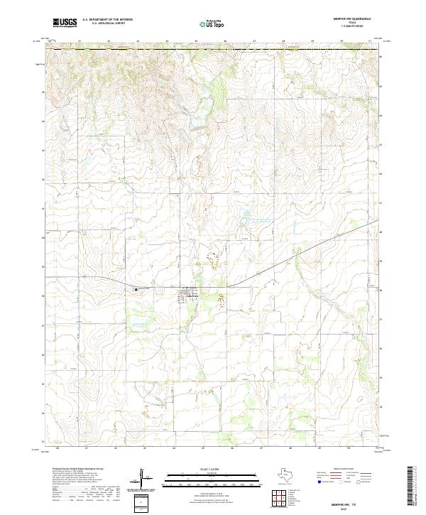 USGS Topographic Map – Memphis NW
