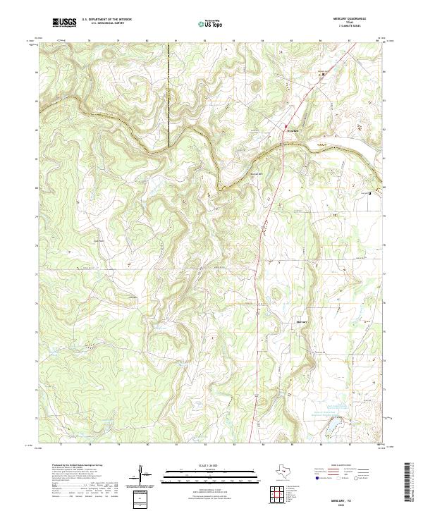 USGS Topographic Map – Mercury