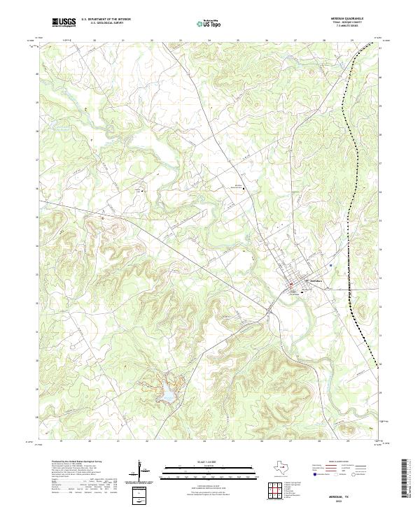 USGS Topographic Map – Meridian