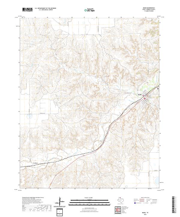USGS Topographic Map – Miami