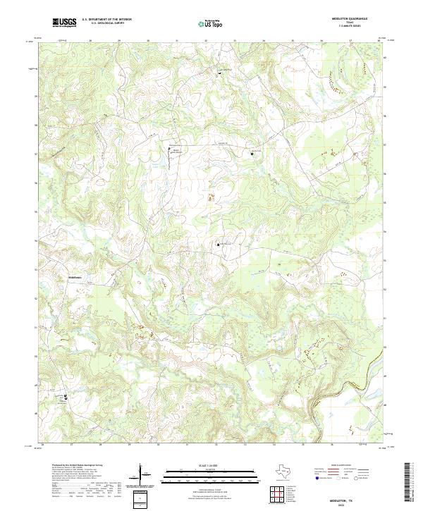 USGS Topographic Map – Middleton