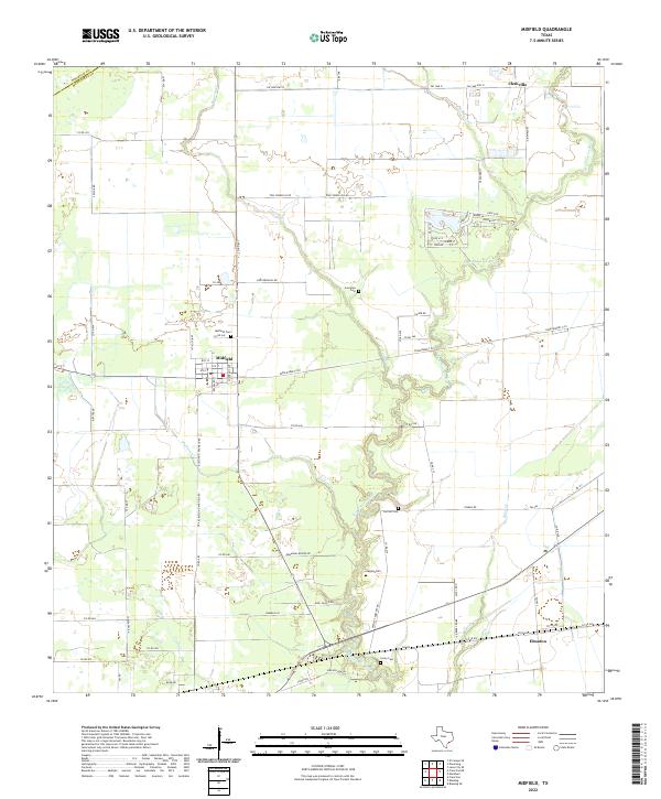 USGS Topographic Map – Midfield