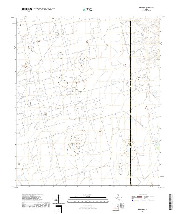 2022 Map of Midkiff SE, 2022 Print