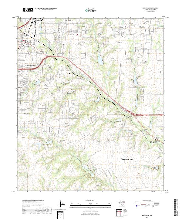 USGS Topographic Map – Midlothian