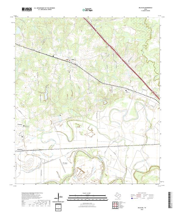 USGS Topographic Map – Millican