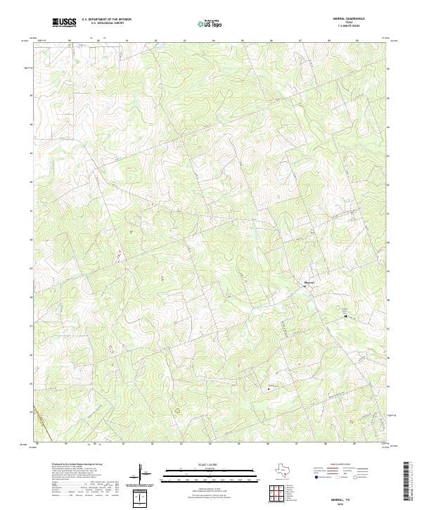 USGS Topographic Map – Mineral