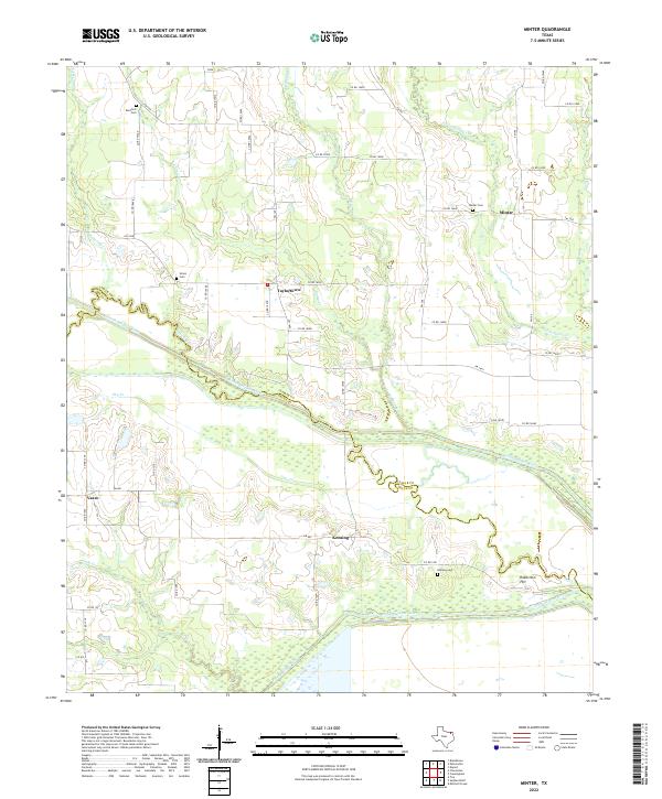 USGS Topographic Map – Minter