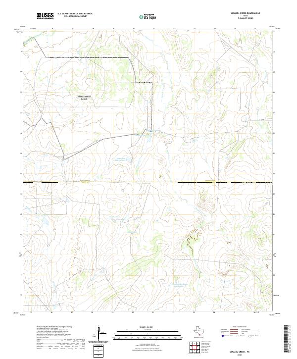 USGS Topographic Map – Mirasol Creek