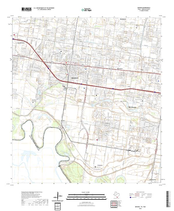 USGS Topographic Map – Mission