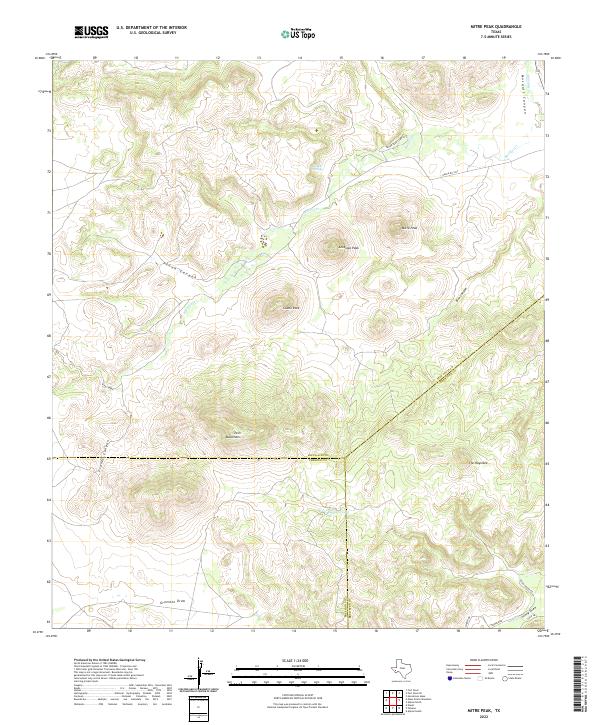 USGS Topographic Map – Mitre Peak