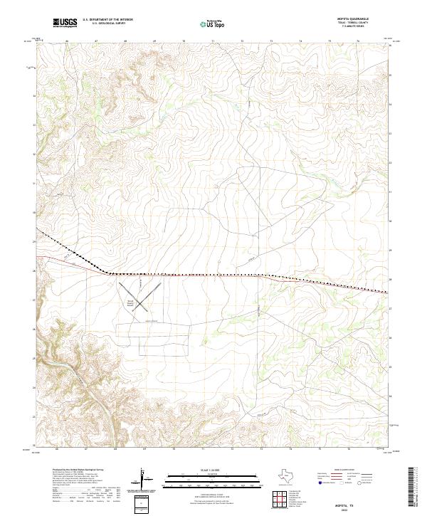 USGS Topographic Map – Mofeta