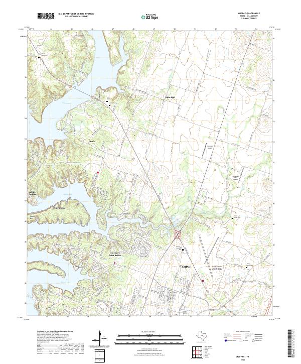 USGS Topographic Map – Moffat